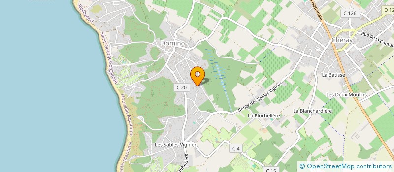 localisation de l'entreprise BOUCHERIE CHARCUTERIE ROTISSERIE 2000 à SAINT-GEORGES-D'OLERON