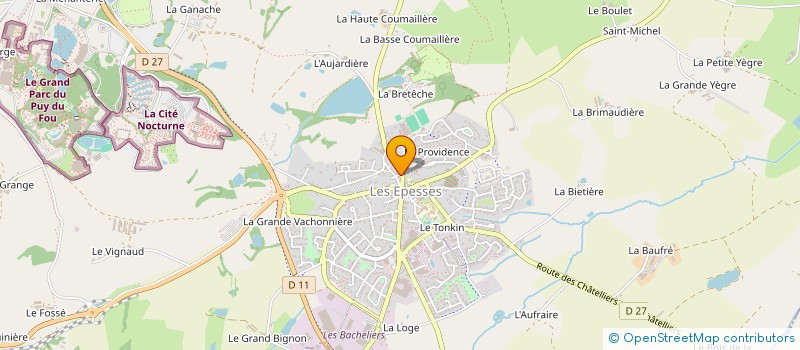 localisation de l'entreprise BOUCHERIE CHARCUTERIE THAUNAY  TREIZE-VENTS