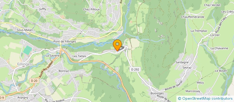 localisation de l'entreprise BOUCHERIE CHARCUTERIE TOURNIER PAUL à VIUZ-EN-SALLAZ