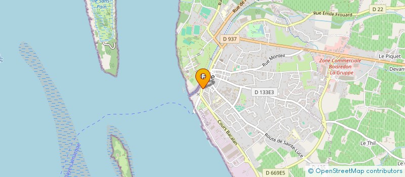 localisation de l'entreprise BOUCHERIE CHARCUTERIE TRAITEUR BLAYAISE à BLAYE