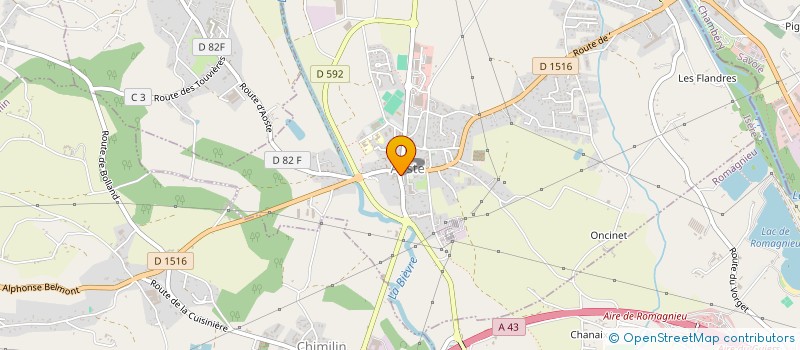 localisation de l'entreprise BOUCHERIE CHARCUTERIE TRAITEUR LEBRETON  AOSTE