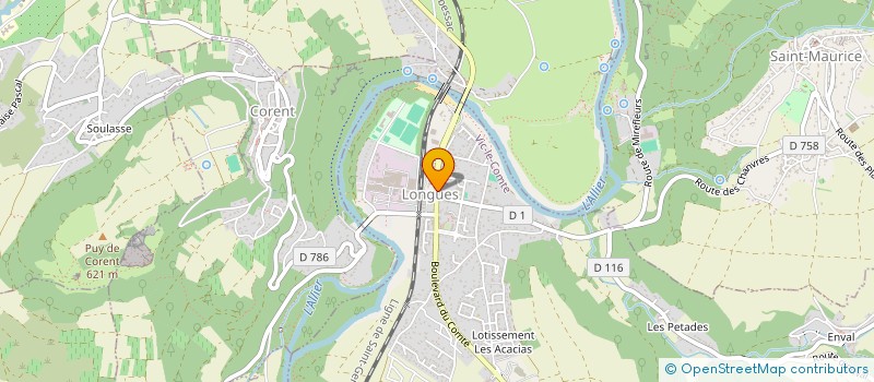 localisation de l'entreprise BOUCHERIE CHARCUTERIE VIDAS  VIC-LE-COMTE