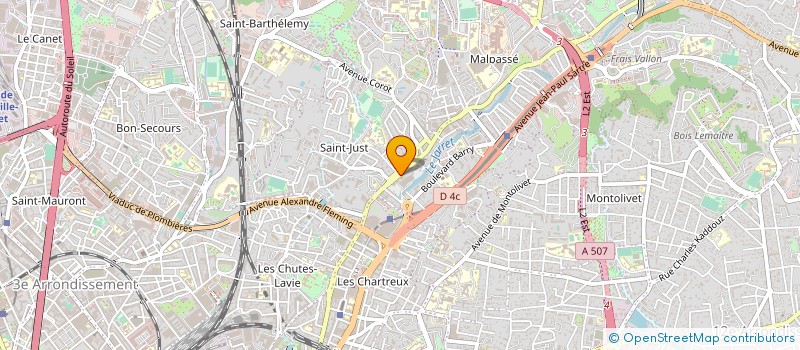 localisation de l'entreprise BOUCHERIE CHAROLAISE DES VIANDES à MARSEILLE