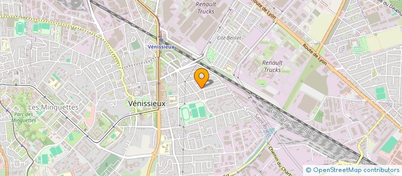 localisation de l'entreprise BOUCHERIE CHARREARD  VENISSIEUX