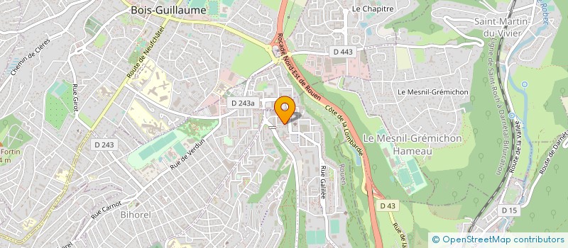 localisation de l'entreprise BOUCHERIE CHATELET à ROUEN