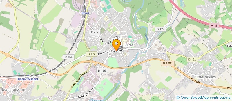 localisation de l'entreprise BOUCHERIE CHERIF  RIVES