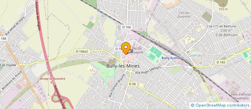 localisation de l'entreprise BOUCHERIE CHEVALINE JEAN-CLAUDE BONNIERE à BULLY-LES-MINES