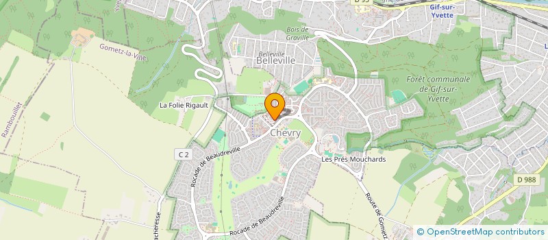 localisation de l'entreprise BOUCHERIE CHEVRY II  GIF-SUR-YVETTE