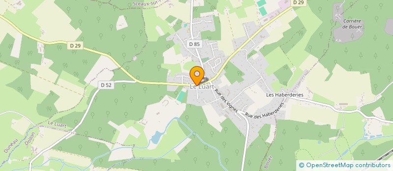 localisation de l'entreprise BOUCHERIE CHEZ CHARLOTTE  LE LUART