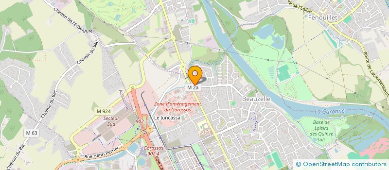 localisation de l'entreprise BOUCHERIE CHEZ ELIOTT  BEAUZELLE