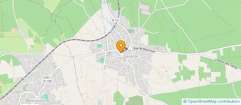 localisation de l'entreprise BOUCHERIE CHEZ OLIVIER à GENERAC
