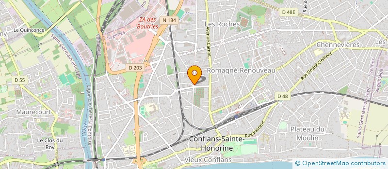 localisation de l'entreprise BOUCHERIE CHOLET à CONFLANS-SAINTE-HONORINE