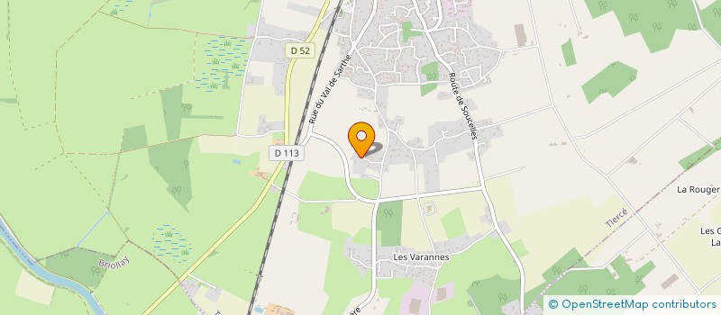 localisation de l'entreprise BOUCHERIE CLEMENT  BRIOLLAY