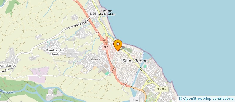 localisation de l'entreprise BOUCHERIE COEUR RUMSTEACK à SAINT-BENOIT