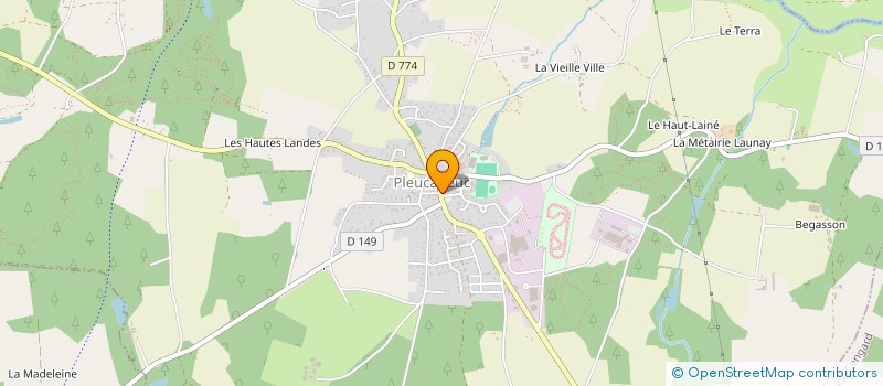 localisation de l'entreprise BOUCHERIE COEURDACIER à PLEUCADEUC