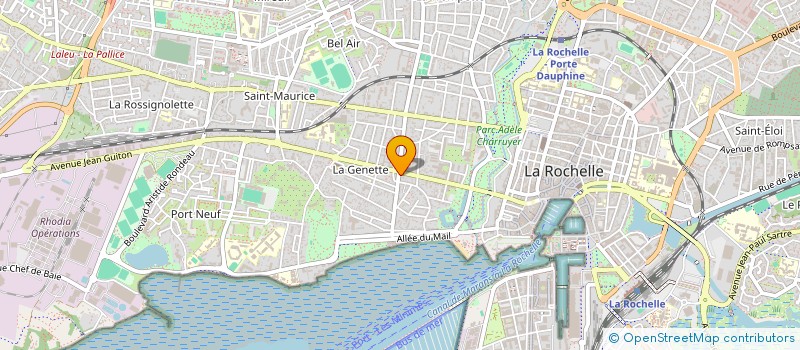 localisation de l'entreprise BOUCHERIE COLIGNY  LA ROCHELLE