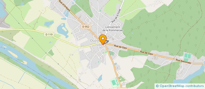 localisation de l'entreprise BOUCHERIE COTE A COTE à OUZOUER-SUR-LOIRE