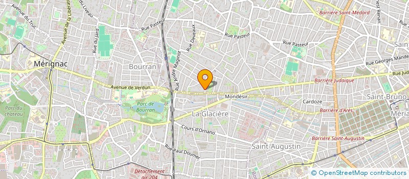 localisation de l'entreprise BOUCHERIE COTE A COTE  BORDEAUX