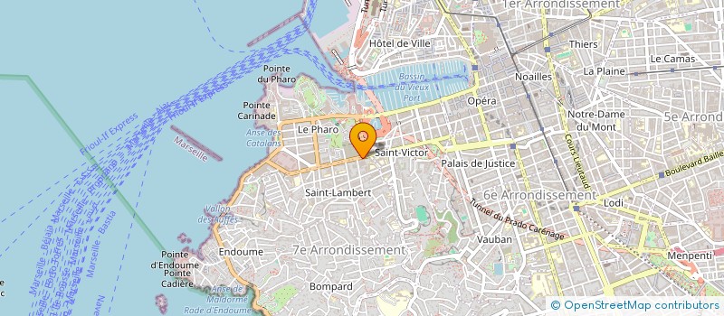 localisation de l'entreprise BOUCHERIE COUPAS MURIA à MARSEILLE