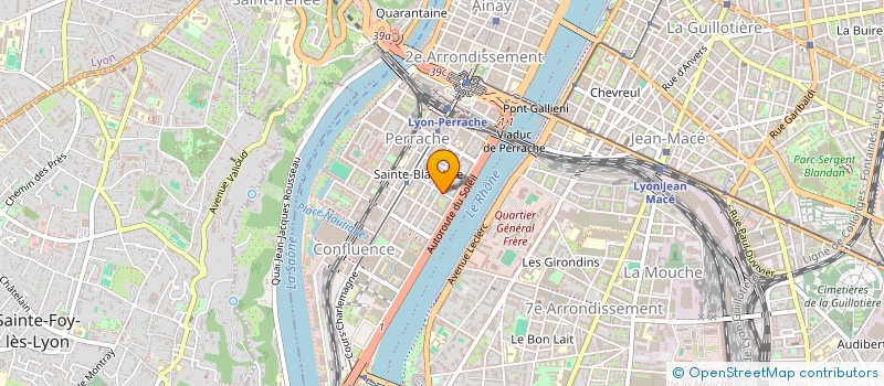 localisation de l'entreprise BOUCHERIE CREUZET  LYON