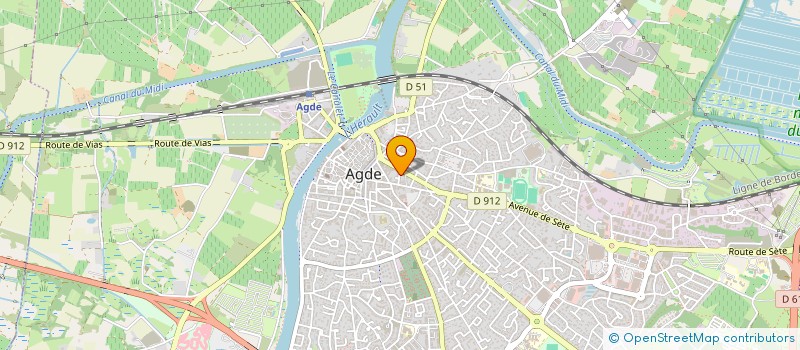 localisation de l'entreprise BOUCHERIE D'AGDE à AGDE