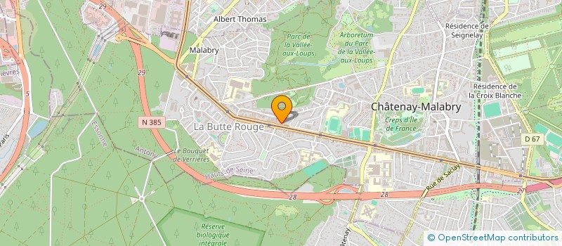 localisation de l'entreprise BOUCHERIE D'AKBOU  CHATENAY-MALABRY