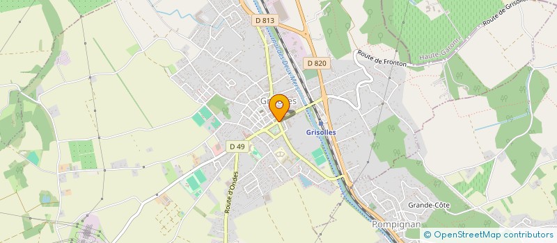 localisation de l'entreprise BOUCHERIE D'ANTAN 2 à GRISOLLES