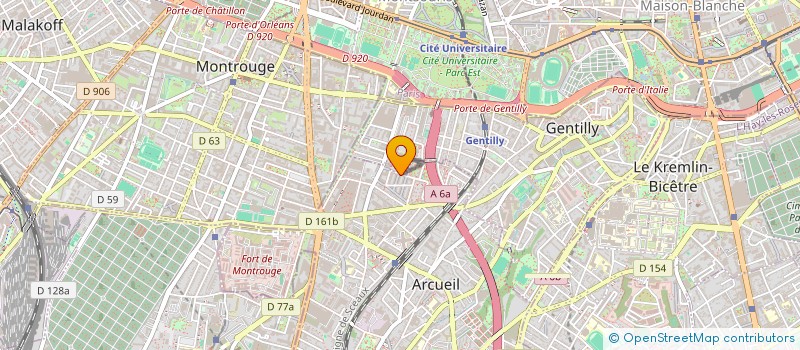 localisation de l'entreprise BOUCHERIE D'ARCUEIL à ARCUEIL