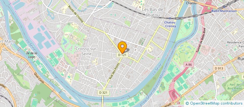 localisation de l'entreprise BOUCHERIE D'AUJOURD'HUI à CROISSY-SUR-SEINE