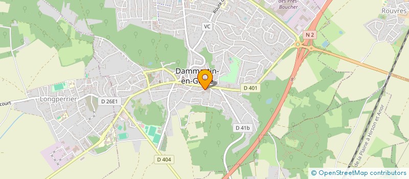 localisation de l'entreprise BOUCHERIE D'AUTREFOIS  DAMMARTIN-EN-GOELE