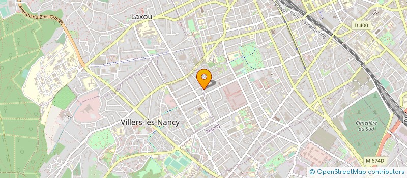 localisation de l'entreprise BOUCHERIE D'HAUSSONVILLE à NANCY