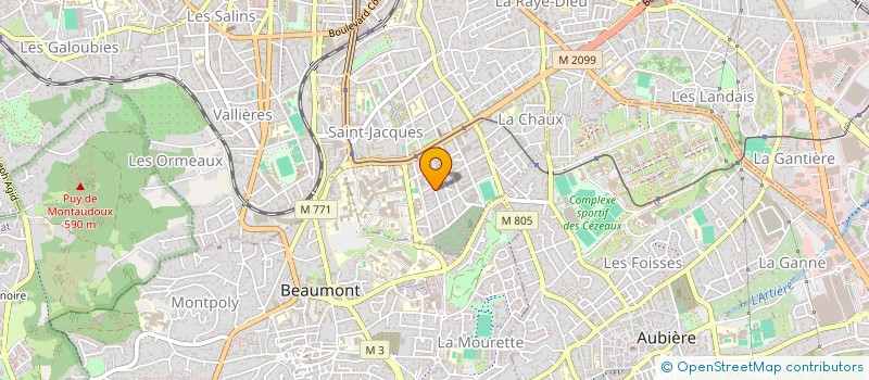 localisation de l'entreprise BOUCHERIE DAKIR à CLERMONT-FERRAND