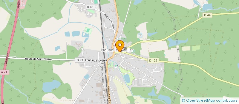 localisation de l'entreprise BOUCHERIE DAVAU  NOUAN-LE-FUZELIER