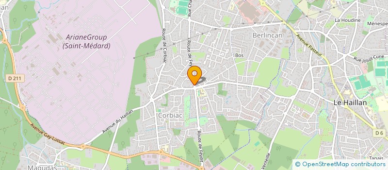 localisation de l'entreprise BOUCHERIE DE CORBIAC  SAINT-MEDARD-EN-JALLES