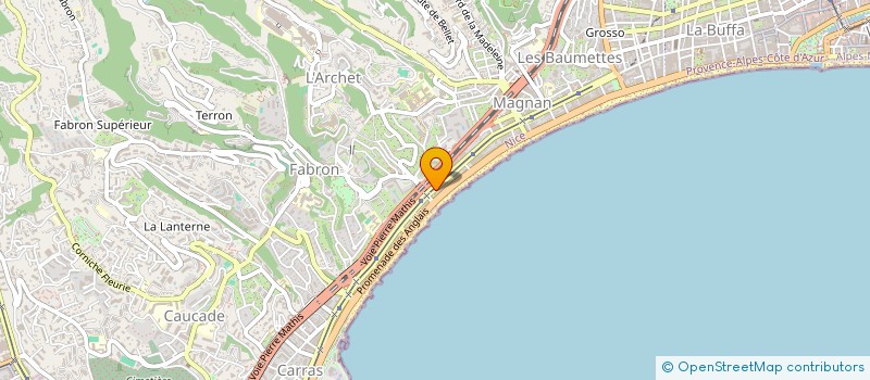 localisation de l'entreprise BOUCHERIE DE FABRON  NICE