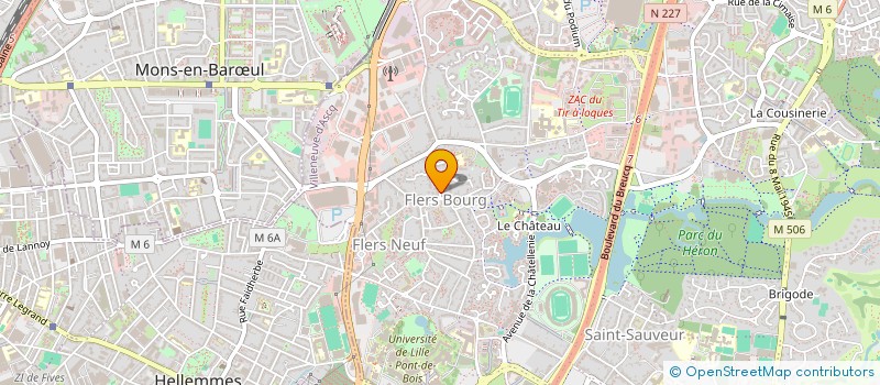 localisation de l'entreprise BOUCHERIE DE FLERS  VILLENEUVE-D'ASCQ