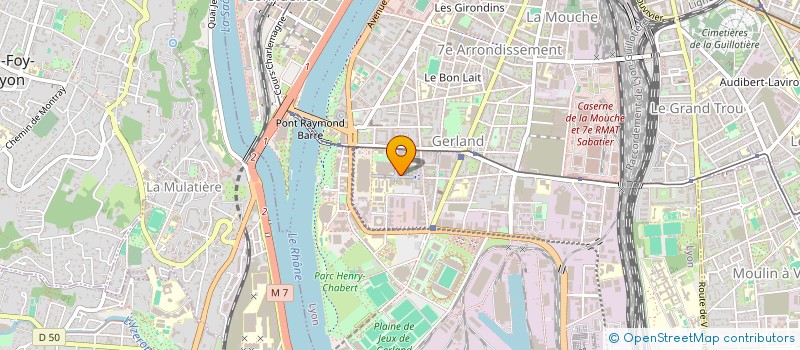 localisation de l'entreprise BOUCHERIE DE GERLAND à LYON
