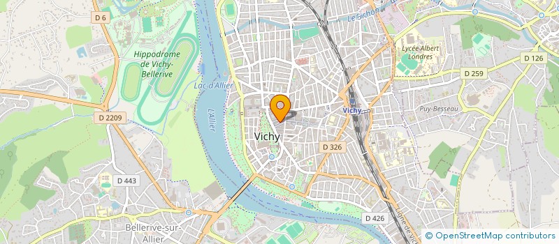 localisation de l'entreprise BOUCHERIE DE L' AMIRAUTE à VICHY