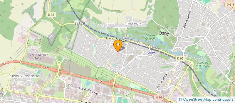 localisation de l'entreprise BOUCHERIE DE L'AMITIE  OSNY