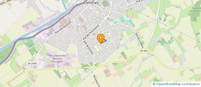 localisation de l'entreprise BOUCHERIE DE L APOTHICAIRE SARL à COMINES