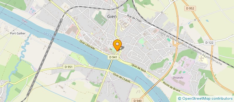localisation de l'entreprise BOUCHERIE DE L'AVENIR à GIEN