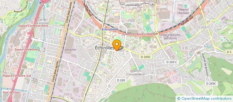 localisation de l'entreprise BOUCHERIE DE L'EDEN à ECHIROLLES