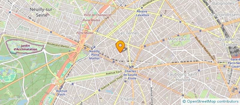 localisation de l'entreprise BOUCHERIE DE L ETOILE XVII  PARIS