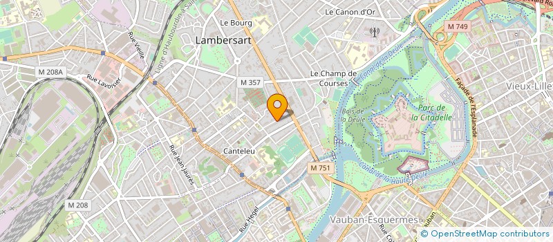 localisation de l'entreprise BOUCHERIE DE L'EUROPE à LAMBERSART