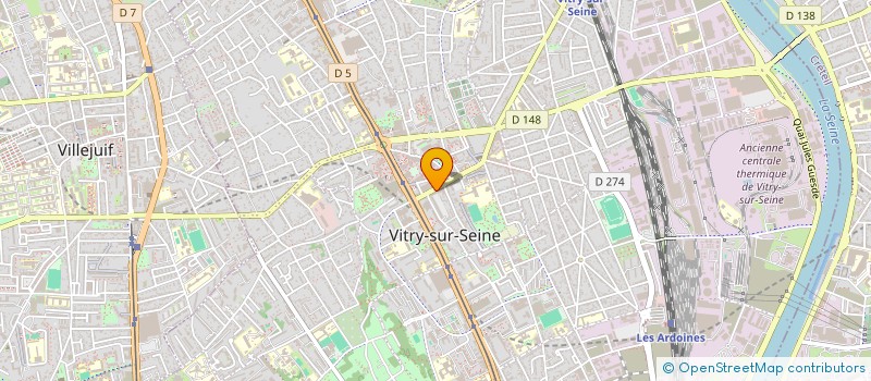 localisation de l'entreprise BOUCHERIE DE L EUROPE à VITRY-SUR-SEINE