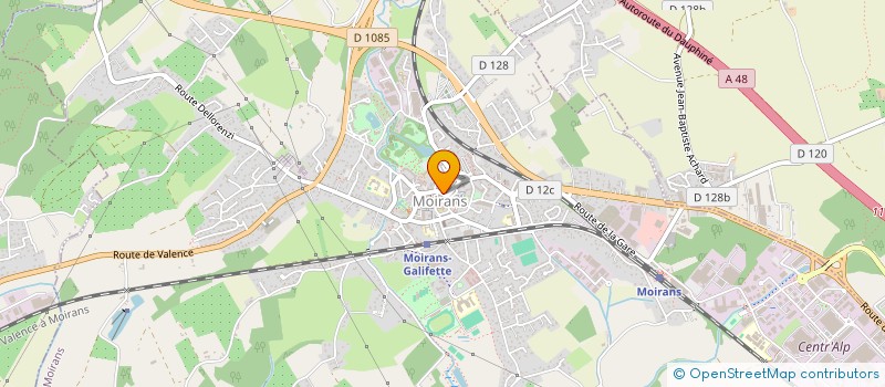 localisation de l'entreprise BOUCHERIE DE L'IMPASSE  MOIRANS