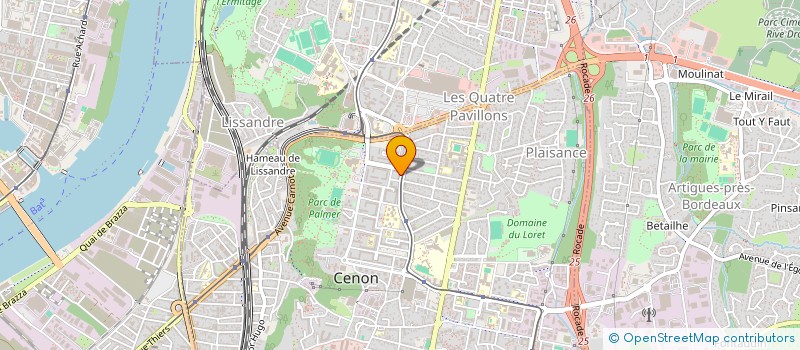 localisation de l'entreprise BOUCHERIE DE L'ORIENT à CENON