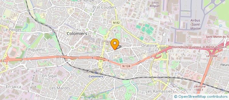 localisation de l'entreprise BOUCHERIE DE LA BASCULE à COLOMIERS