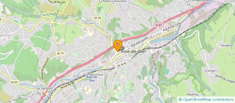 localisation de l'entreprise BOUCHERIE DE LA BOIRIE à RIVE-DE-GIER