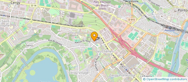 localisation de l'entreprise BOUCHERIE DE LA FAMILLE  CERGY